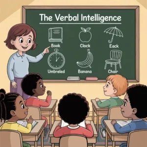 Picture represents CLass for Verbal and Non-Verbal Intelligence Test solving
