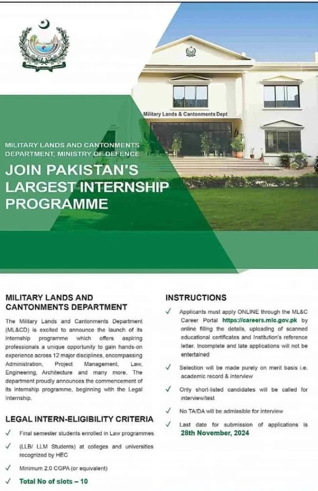 Pakistan Largest Internship Program