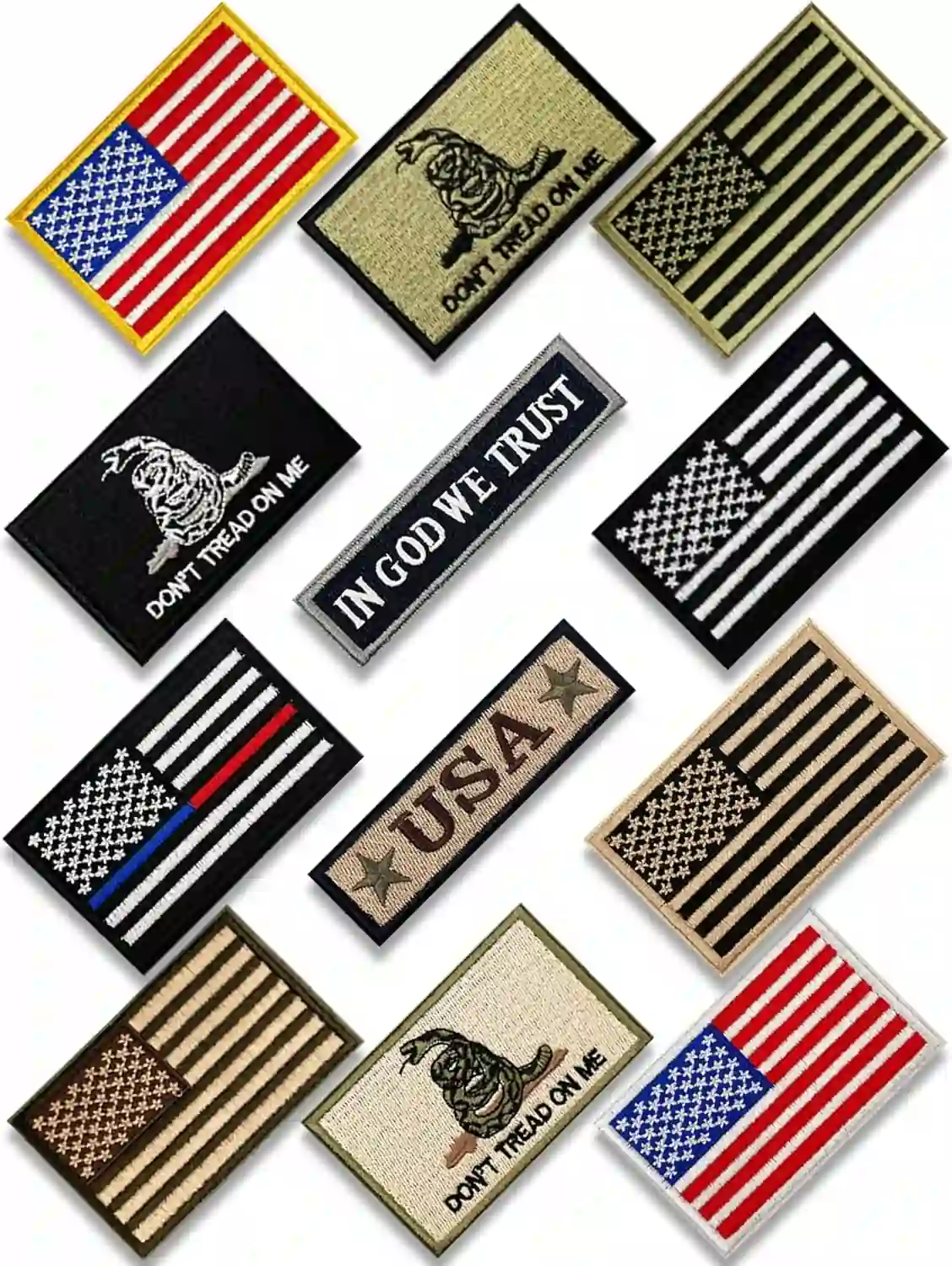 USA Falg Patches for sale in pack