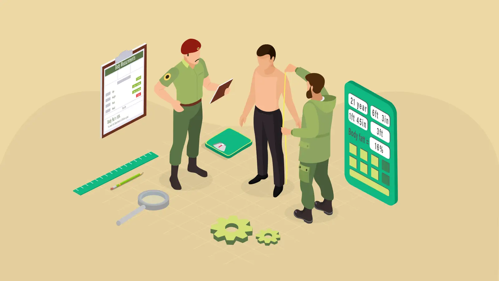 Army Height Eligibility Calculator