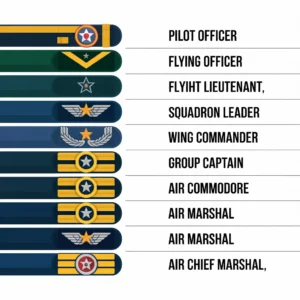 officer ranks in pakistan air force