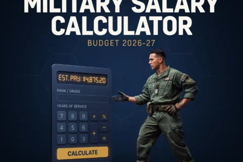 Military Salary Calculator budget 2026-27