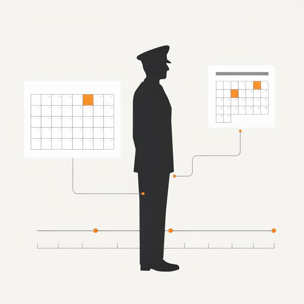 military service duration calculator