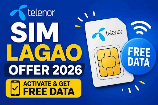 Telenor SIM Lagao Offer 2026 with free data and activation benefits for users