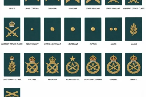 british military ranks & insignia