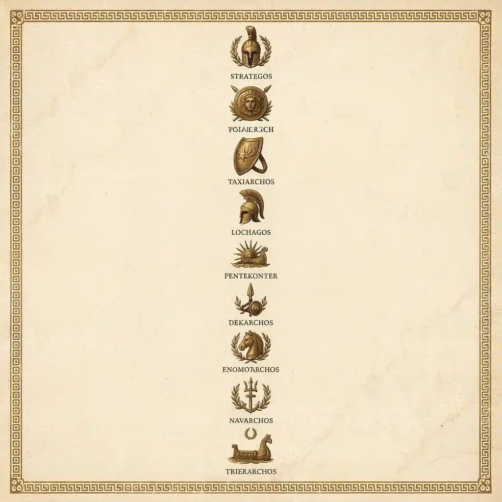 anciennt greek military b ranks insignias1