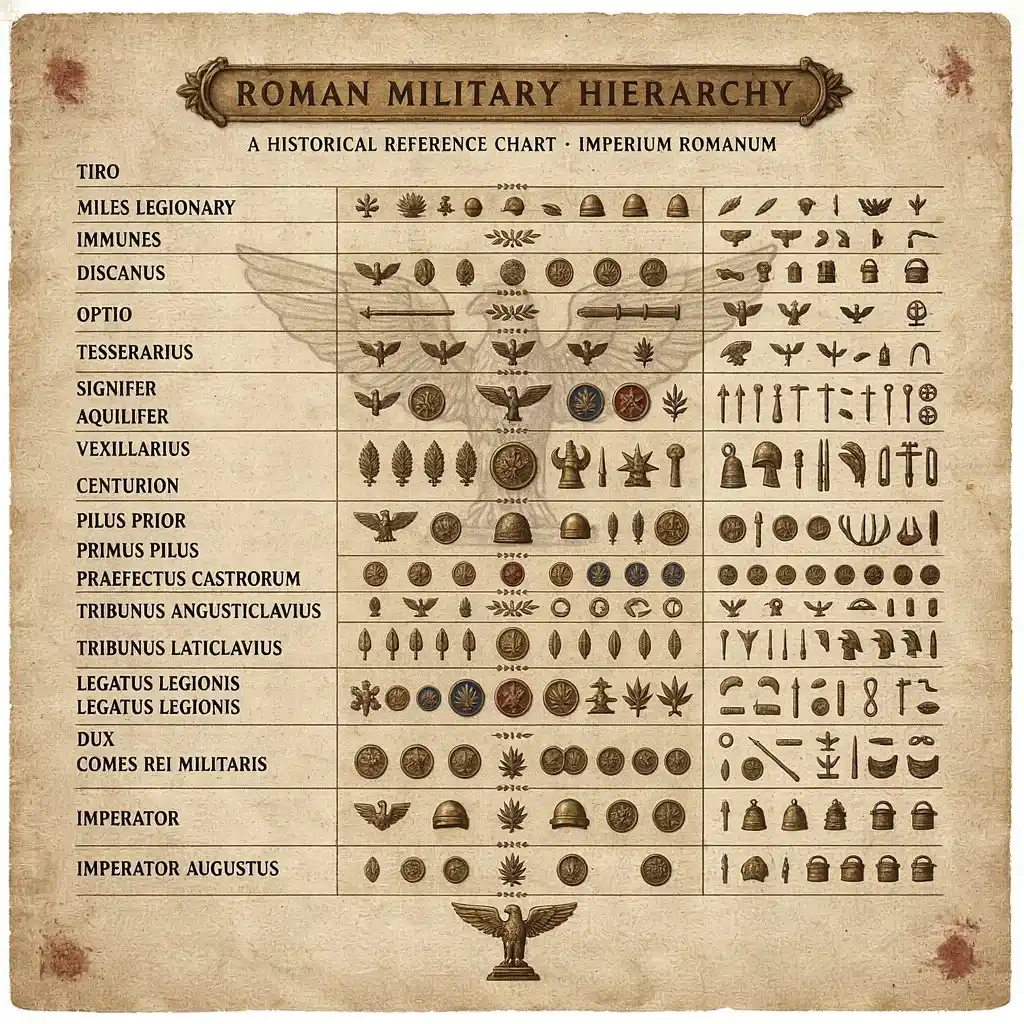 Roman Military Ranks & Insignias