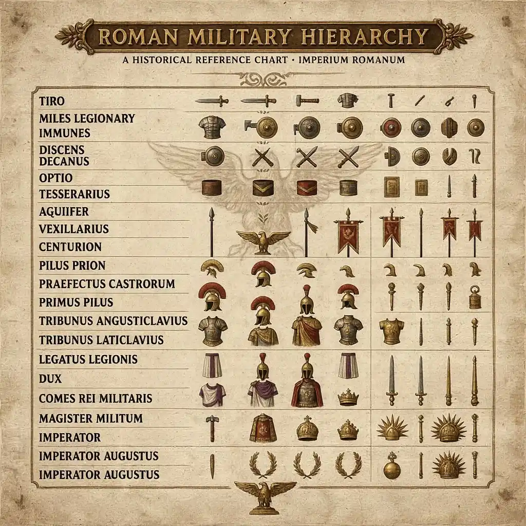 Roman Military Ranks & Insignias