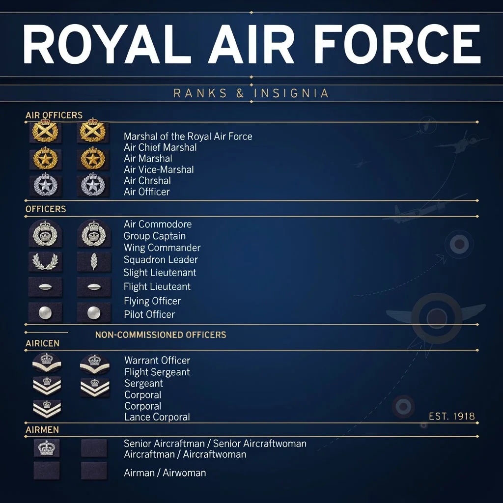 british air force ranks insignia