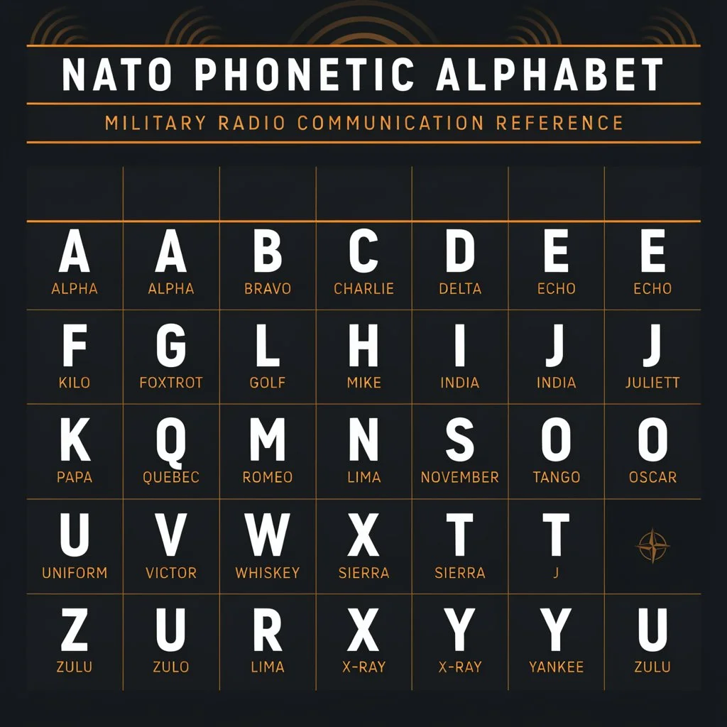 Nato Alphabets - Phonetic Alphabets