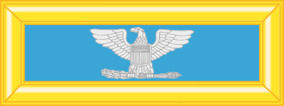 US Army Colonel insignia - silver eagle