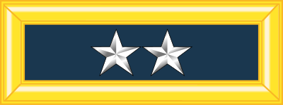 US Army Major General insignia - two stars