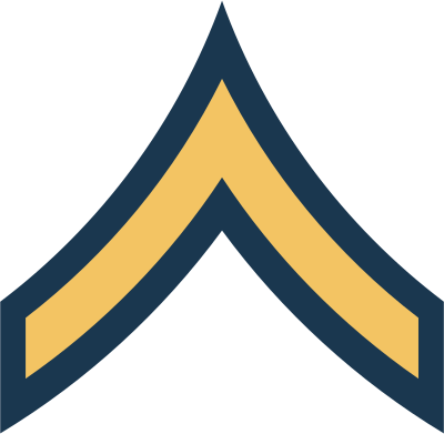 US Army Private E-2 insignia