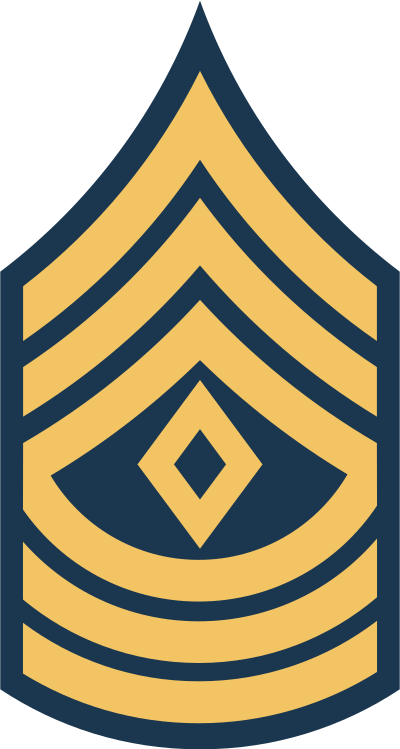 US Army First Sergeant insignia