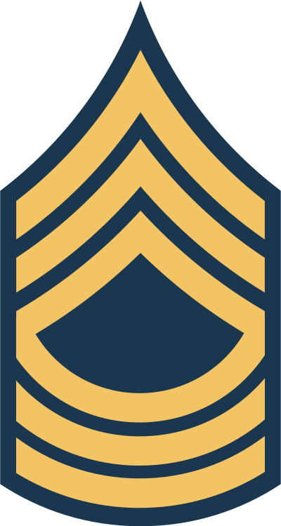 US Army Master Sergeant insignia