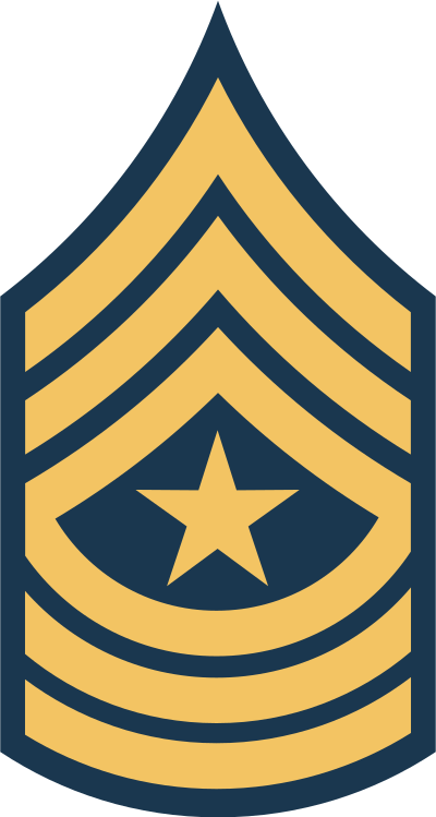 US Army Sergeant Major insignia