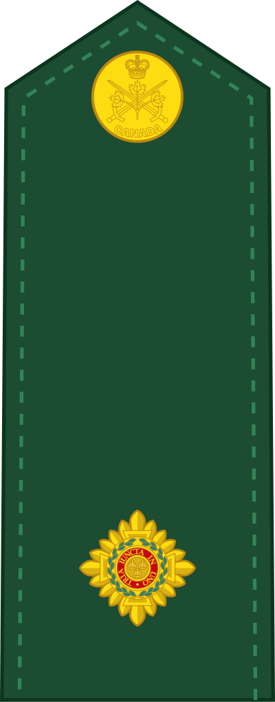 Canadian Army Second Lieutenant rank insignia