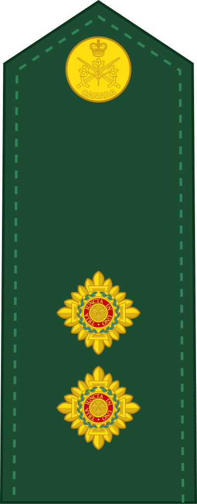 Canadian Army Lieutenant rank insignia