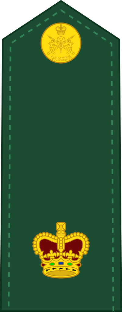 Canadian Army Major rank insignia