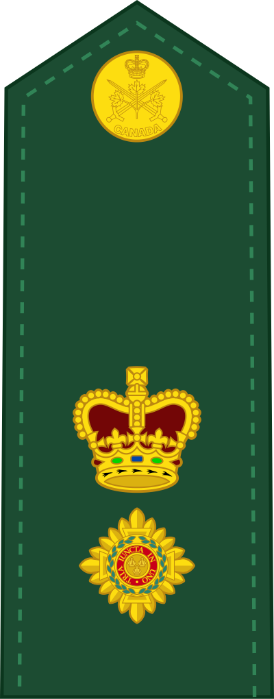 Canadian Army Lieutenant-Colonel rank insignia