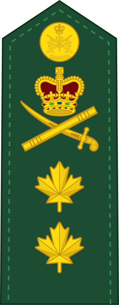 Canadian Army Major-General rank insignia
