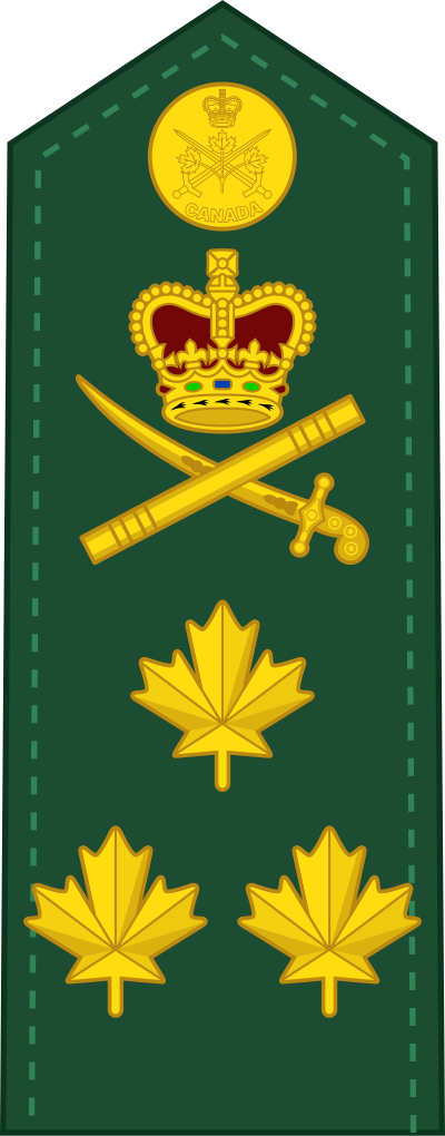 Canadian Army Lieutenant-General rank insignia