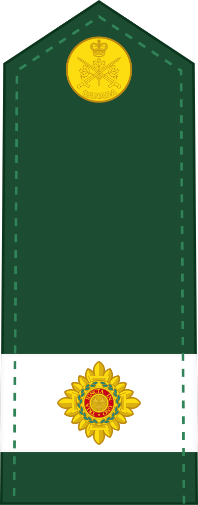 Canadian Army Officer Cadet rank insignia