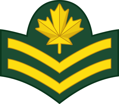 Canadian Army Master Corporal rank insignia