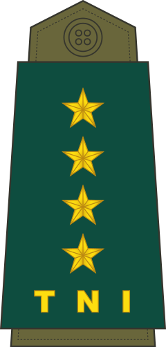 Jenderal shoulder/sleeve insignia