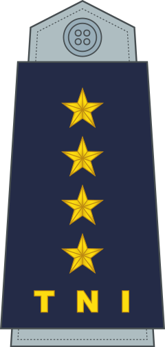 Laksamana shoulder/sleeve insignia