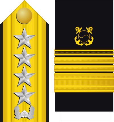 Daejang admiral insignia