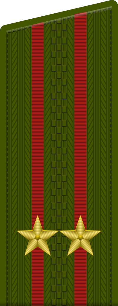 Lieutenant Colonel shoulder board