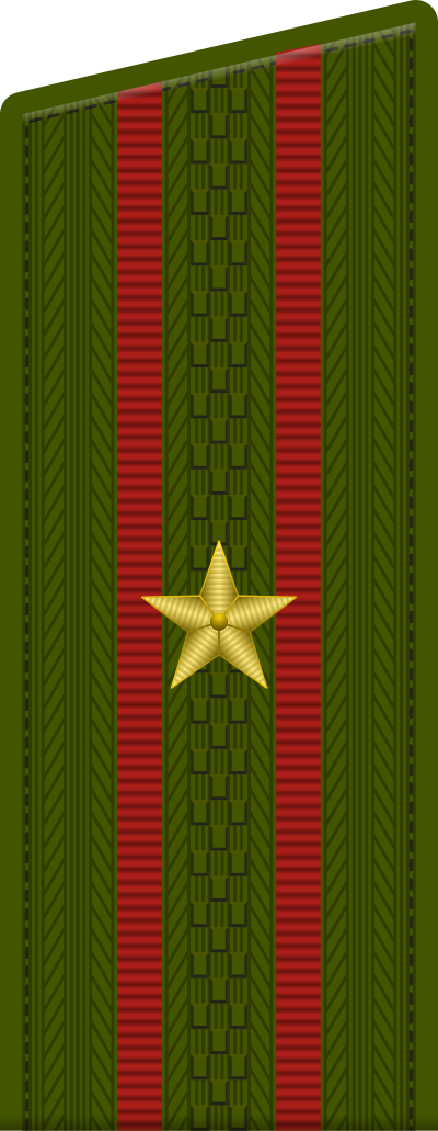Major shoulder board