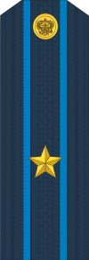 VKS Major shoulder board