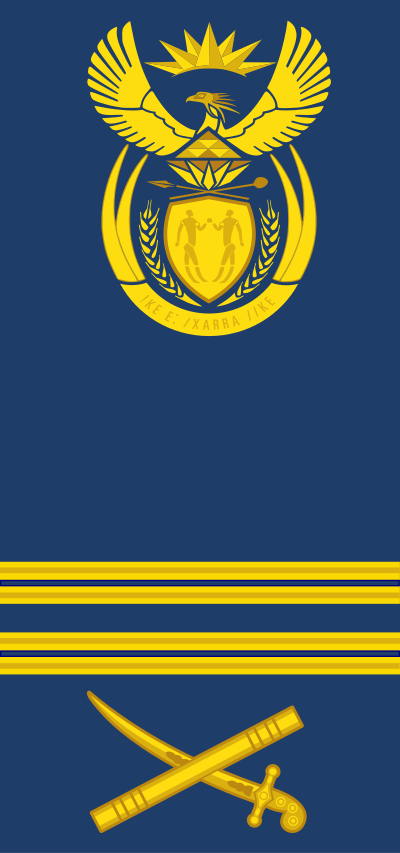 SAAF Major General shoulder insignia