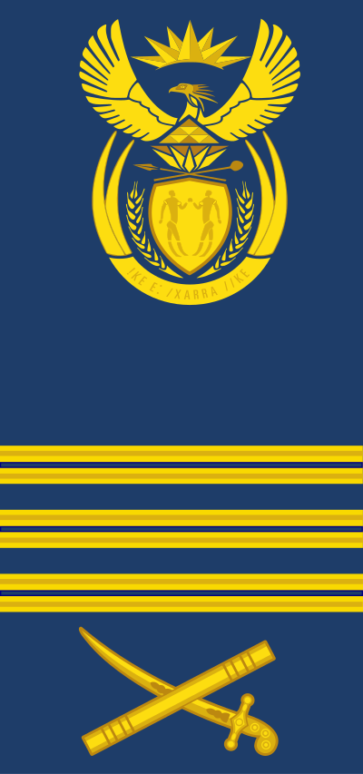 SAAF Lieutenant General shoulder insignia