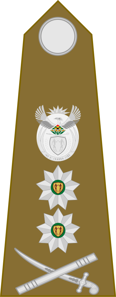 SA Army Major General shoulder insignia