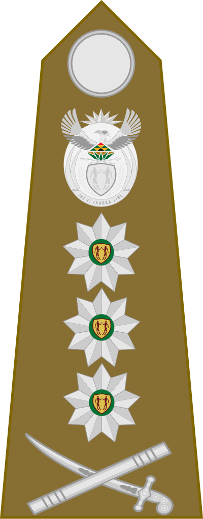 SA Army Lieutenant General shoulder insignia
