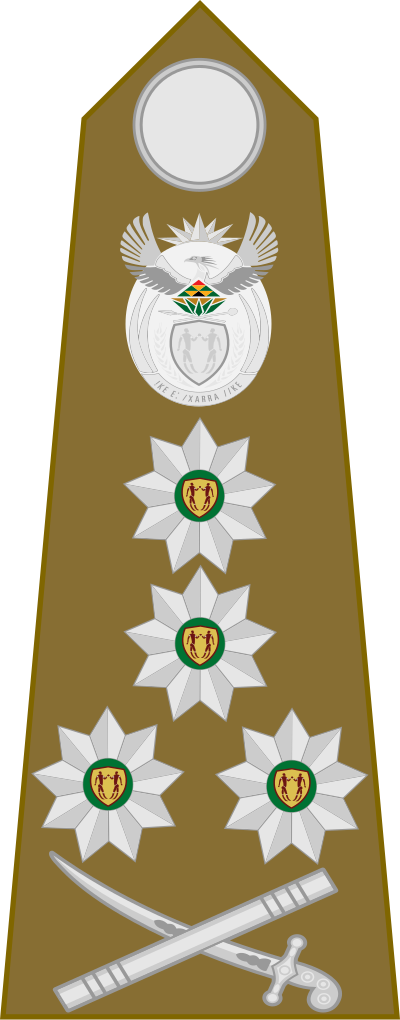 SA Army General shoulder insignia