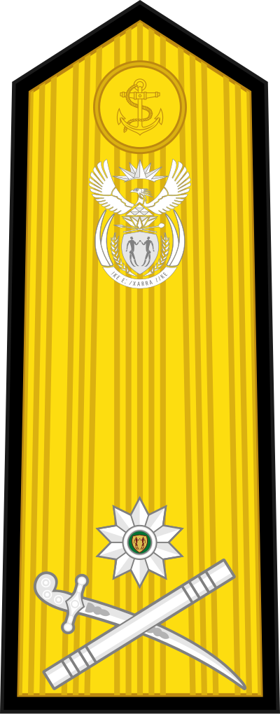 SA Navy Rear Admiral Junior Grade shoulder insignia