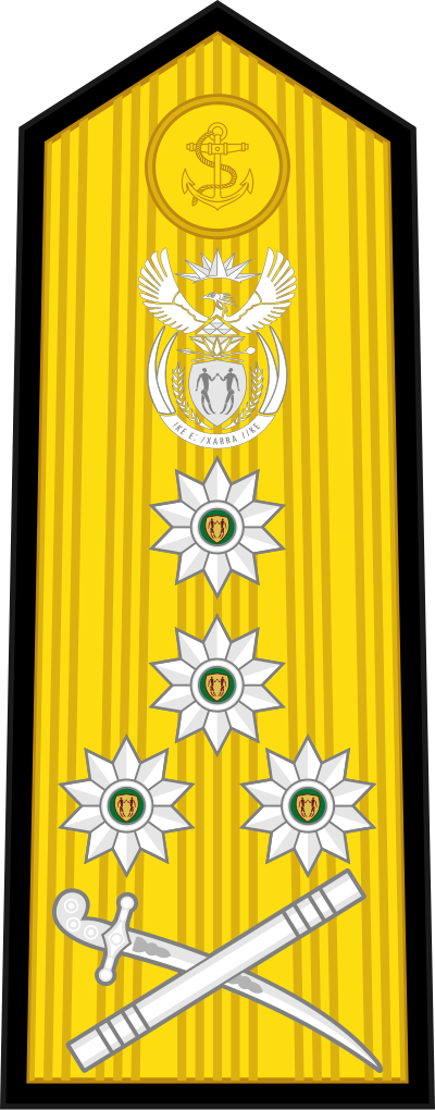 SA Navy Admiral shoulder insignia
