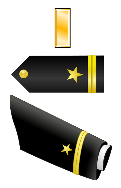 US Navy Ensign insignia - one sleeve stripe