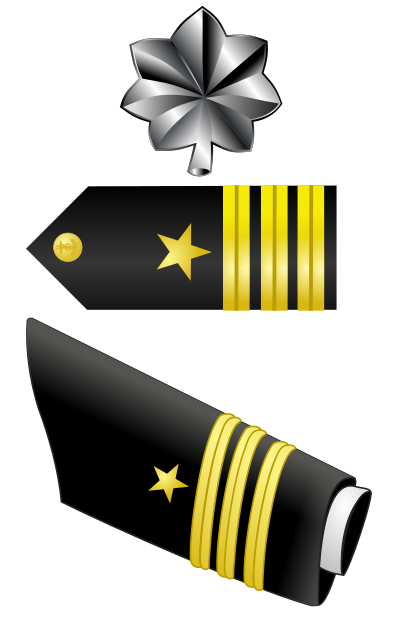 US Navy Commander insignia - three sleeve stripes