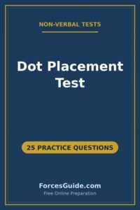 Dot Placement Test — 25 practice questions with answers for ISSB and Pakistan Army initial test preparation