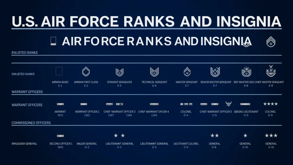 us air force ranks and insignia