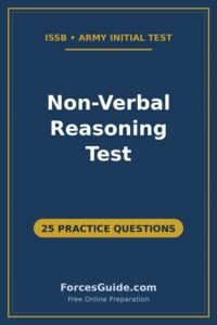 ISSB Non-Verbal Reasoning Test — 25 practice questions with answers