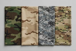 Military camouflage patterns