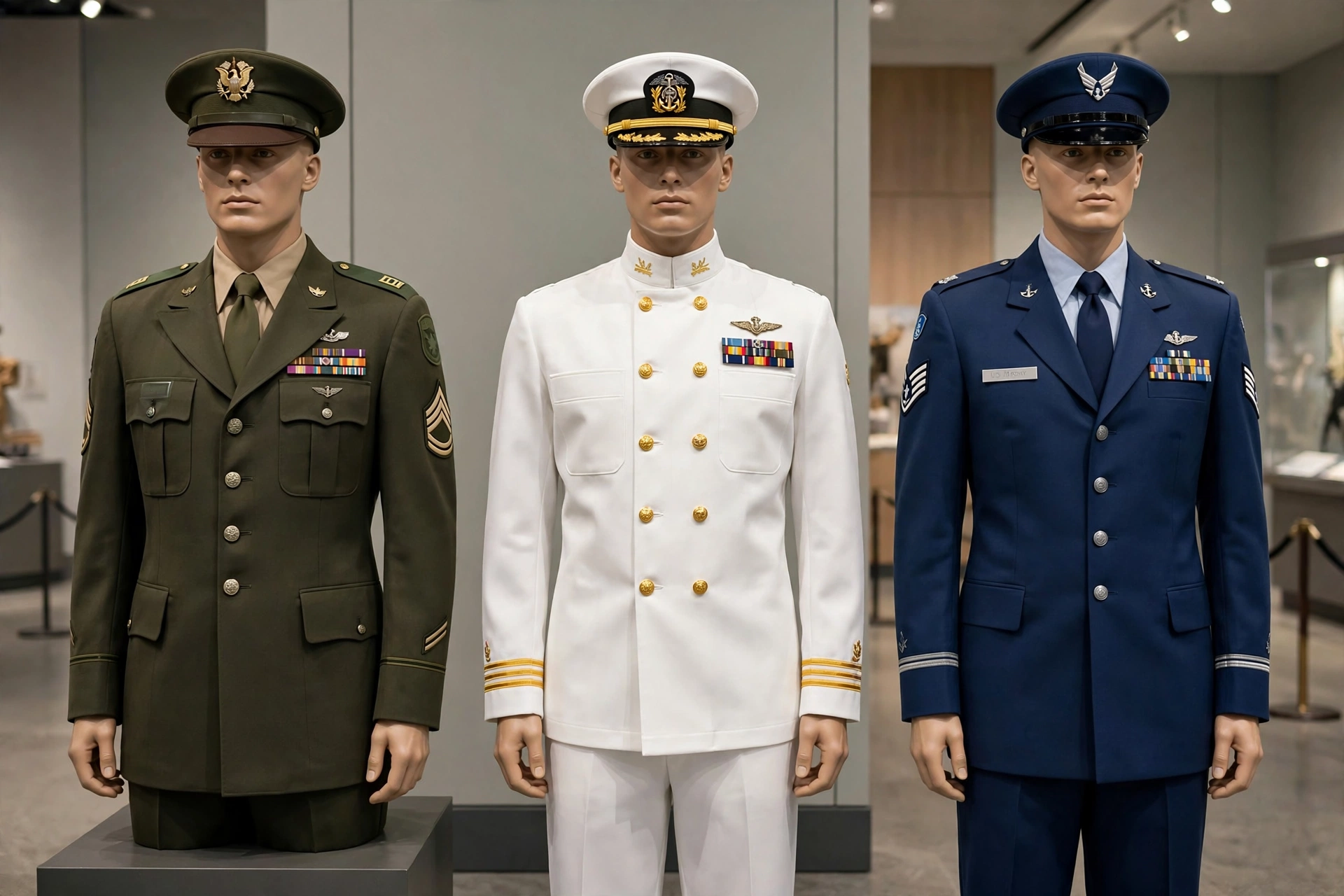 Types of military uniforms