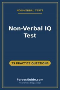 Non-Verbal IQ Test — 25 practice questions with answers for ISSB and Pakistan Army initial test preparation