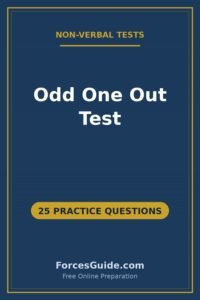 Non-Verbal Odd One Out Test — 25 practice questions with answers for ISSB and Pakistan Army initial test preparation